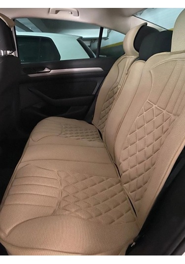 Toyota Corolla Bej Koltuk Kılıf Koruyucu Minderi Ön 5li Minder Ortopedik