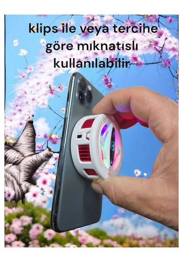 K26 Magsafe Destekli Güçlü Telefon Soğutucu Radyatör Kablolu