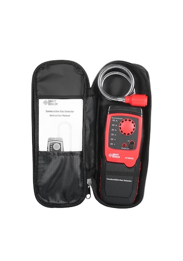 Hallow Smart Sensor Taşınabilir Propan Metan Ve Doğal Gaz Kaçak Dedektörü Siyah