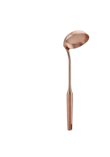 Ulzyvf Yemek Turner Spatula Paslanmaz Çelik Mutfak Aleti, Gül Desenli Çorba Kaşığı, Büyük Boy Altın Renk Kepçe Ve Yemek Spatulası