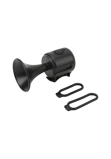 Forte Gt 2121 Yüksek Sesli Elektronik 120 Db Su Gerçirmez Pilli Bisiklet Kornası Siyah