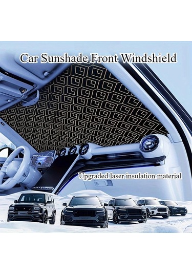 Dashanshop Ford F150/f250 İçin 5 Katmanlı Elmas Desenli Güneşlik, Altın/siyah Tasarım