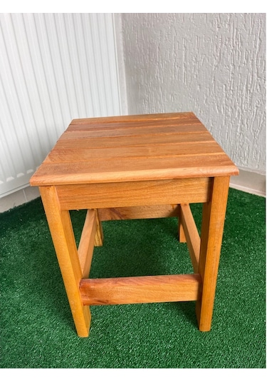 Tabure Kayın Ağacından 37 Cm Yükseklik Kayın