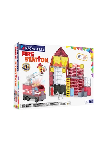 Magna-tıles - Fire Station - 50 Parça