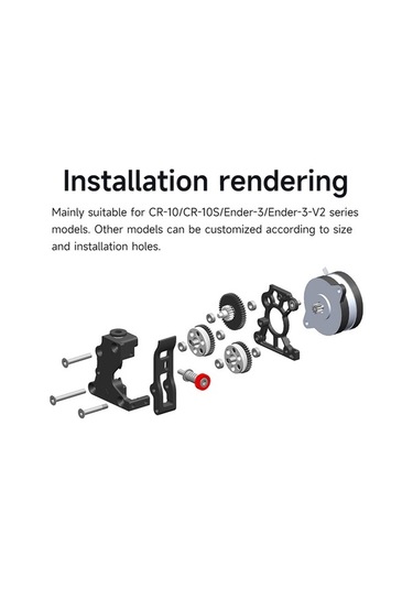 Dancemonkey Yazıcı Aksesuarlar Hgکس Helisel Dişli Ekstrüder Tam Metal Tasarım Çift Dişli