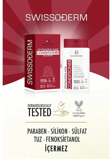 Swissoderm Canlandırıcı Saç Kremi 300 ML