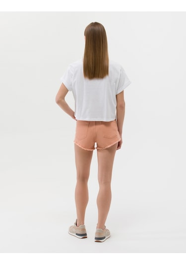 Pierre Cardin Kadın Bisküvi Jean Şort 50262766-vr233 Camel