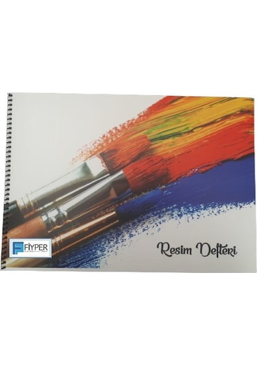 Resim Defteri 25Yaprak 25 CMx35 CM Plastik Kapak 120 G Kağıt