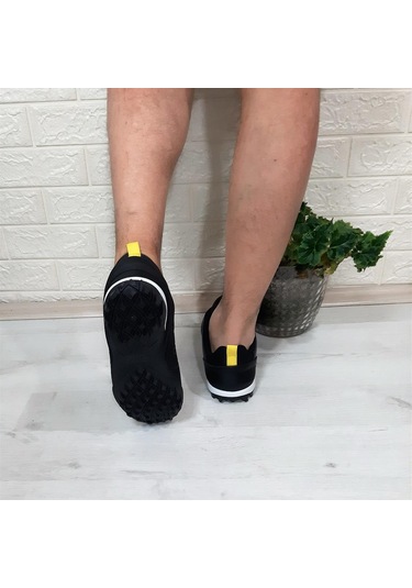 Jump 29112 Siyah-sarı Halısaha Futbol Ayakkabı Siyah