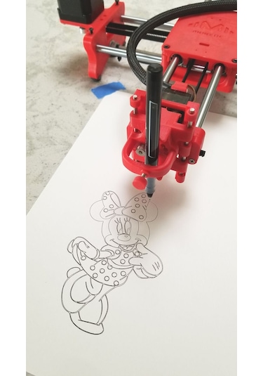 Arduino Çizim Robotu Axidraw Drawing Robot Sadece Plastik Set