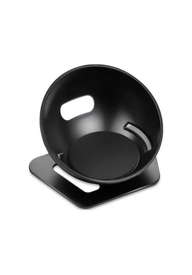 Sandwich Echo Dot 4 İçin Masaüstü Aluminyum Hoparlör Tutucusu Siyah