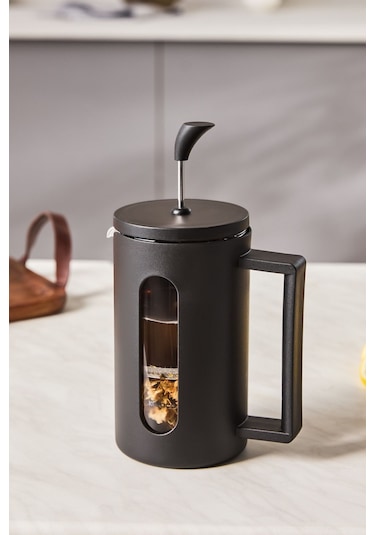 Karaca Leya Kaşık Hediyeli Borosilikat Cam French Press 600 ml
