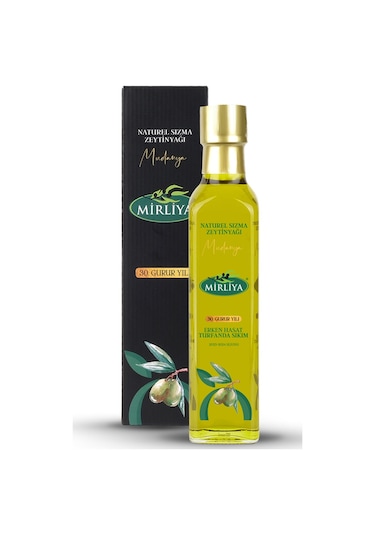 Mirliya Erken Hasat Turfanda Sıkım Naturel Sızma Zeytinyağı 250 ML
