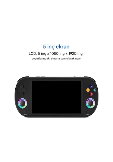 M22p 5 İnç Taşınabilir Rgb Retro Joystick Gamepad