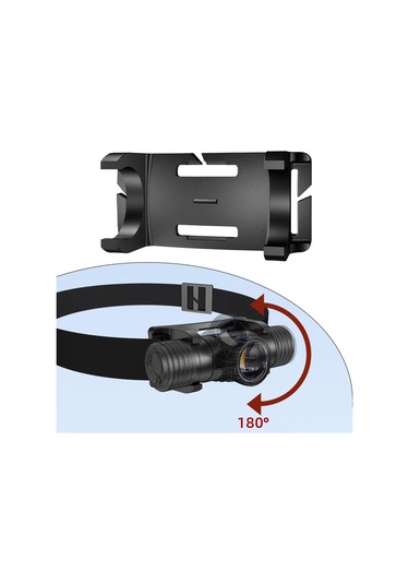 Homyl Far Braketi Çok Fonksiyonlu Tutucu Koşu Açık Hava 6x3cm Siyah