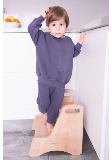 Reyo Montessori Bebek & Çocuk Basamağı Kahverengi