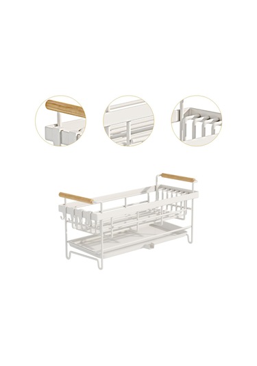 Suntek Drenaj Panelli Bulaşıklık Yerden Tasarruf Sağlayan Beyaz