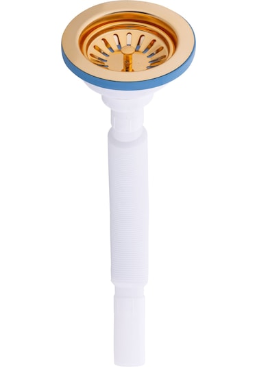 Lpd Altın Tekli Eviye Sifonu Altın