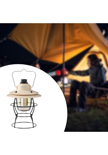 Suntek Led Kamp Feneri Piknik Acil Veranda Için Asılı Aydınlatma Beyaz