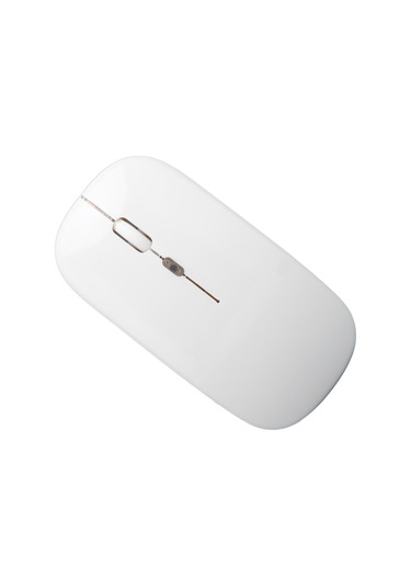 Tenfowee Beyaz Usb Şarjlı 2.4g Kablosuz Sessiz Fare - 3 Seviye Dpı Ayarı, Led Işıklı, 10m Mesafe, Ergonomik Tasarım Batarya Dahil
