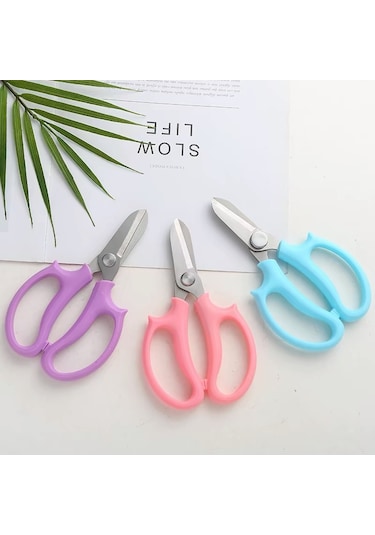 Paslanmaz Çelik Bahçe Makası Çiçek Budama Makası Çiçek Makası Yeşil