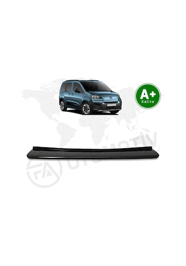 Fiat Doblo Arka Tampon Eşiği Parlak Siyah 2024 Model Ve Sonrası