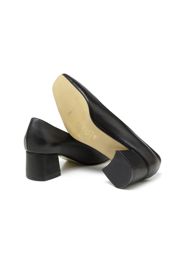 Topuklu/ Stiletto Kadın Rc-4000 Deriden Siyah Siyah