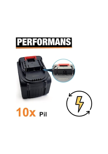 Assur Şarjlı Matkap, Kırıcı, Taşlama, İspiral, Budama, Testere, Somun Sıkma Bataryası 10 Pili Akü