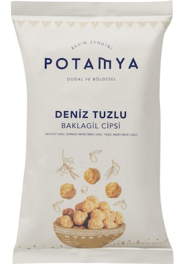 Potamya Deniz Tuzlu Baklagil Cipsi 50 Gr X 3 Adet