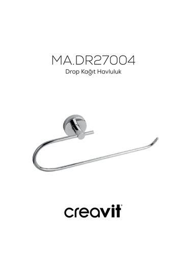 Creavit DR27004 Drop Kağıt Havluluk Krom