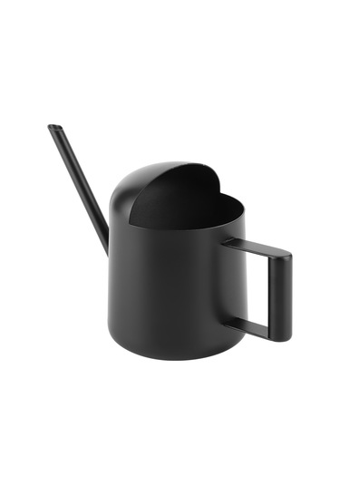 Tenfowee 300ml Siyah Paslanmaz Çelik Sulama Kavanozu - Uzun Çıkan Ağızlı, Ergonomik Kollü, Ev Ve Bahçe Bitkileri İçin Dayanıklı Sulama Aleti