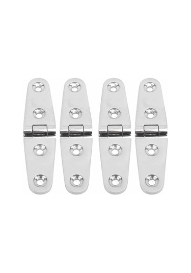 Lemestar 316 Paslanmaz Çelik Gemi Lukuk Menteşesi, 103mmx27mm, Dayanıklı, Kurşun Direnci, Kolay Kurulum, 4 Adet, Yat/fiberglas Yat Uygun