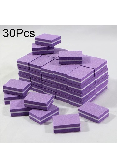 10-100 Adet Mini Parlatıcı Zımpara Dosyaları Blok Pedikür Manikür Bakımı Tırnak Sanat Tampon Lehçe Manikür Pedikür Tırnak Törpüsü Araçları Whıte