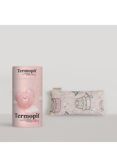 Termopit Kiraz Çekirdeği Yastığı Baby Pembe Kılıf Hediyeli