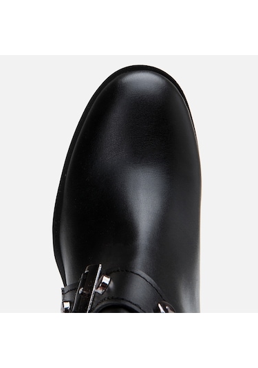 Hotiç Siyah Kadın Topuklu Bot 01boh295350a100 Siyah-black Siyah