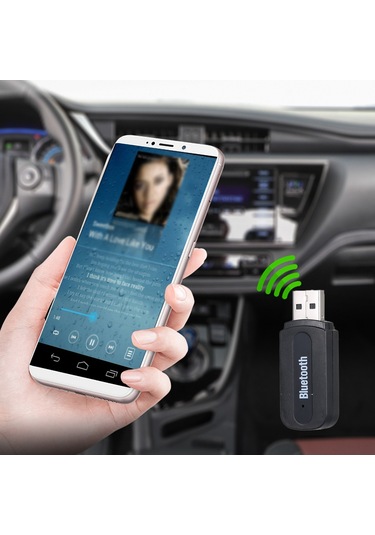 Neevoyu Kablosuz Müzik Alıcı Bt 5.0, 3.5mm Aux Girişi, 10m Alım Mesafesi, Kolay Kurulum, Hoparlörlere Kablosuz Dönüştürücü