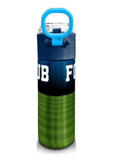 Coral High Kids Lacivert Futbol Desenli Pipetli Ve Direkt İçim Çelik Termos 500 Ml 31995 Siyah