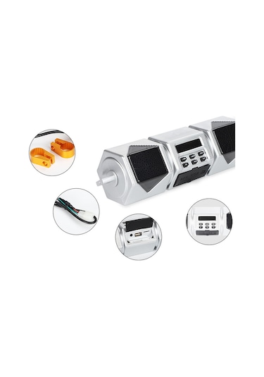 Hallow-motosiklet Stereo Hoparlör Bt Gidon Dağı Mp3 Çalar Lmk00123