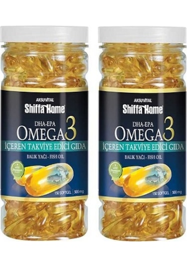 Shiffa Home Omega 3 500Mg 150 Softgel Çocuk Için