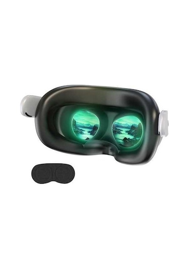 Tongxida Startrc Meta Quest 3s Yüz Maskesi Kapak Lens Koruma Kılıf Silikon