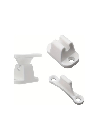 Dashanshop 3 Adet Beyaz Rv Kapı Tutucu Seti 12 Vidalı Karavan Ve Tekne