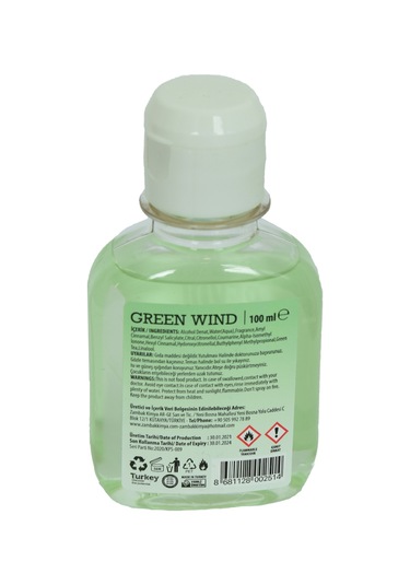 Revol 80 Derece Yeşil Çaylı Kolonya Eau De Cologne 100 ML
