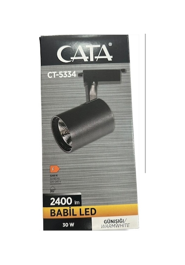 Cata Ct-5334 Babil Led 30w Ray Spot Siyah Kasa Günışığı Işık