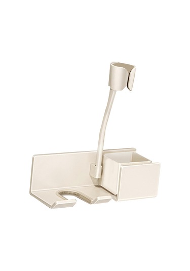 Ganzhoushop Duvara Monte Saç Kurutma Makinesi Tutucu Saç Kurutma Makinesi Standı Yerden Tasarruf Sağlayan Çok Amaçlı Banyo Saç Kurutma Rafı Duş Odası Otel Homewhite Çok Renkli