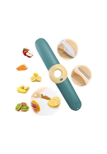 Ulzyvf Taşınabilir Soyucu, Soyucu Şişe Seyahat, Seyahat Sebzesi Sebze Portakal Paslanmaz Mutfak, Mutfak Meyve Meyve Kapak, Kamp İçin Fonksiyonlu Çok Çelik Bıçak Bıçağı Ara Açık Açıcı 5'te 1 Cv