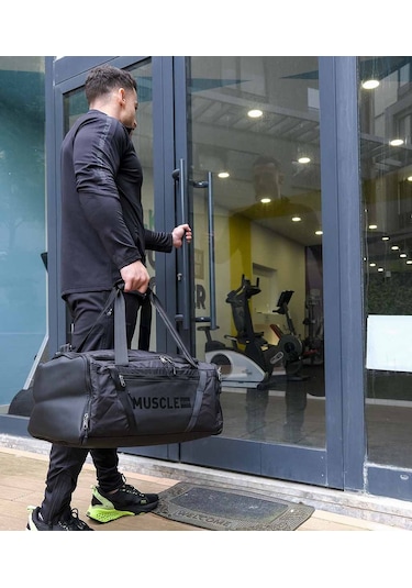 Musclecloth Glory Silindir Çanta Siyah