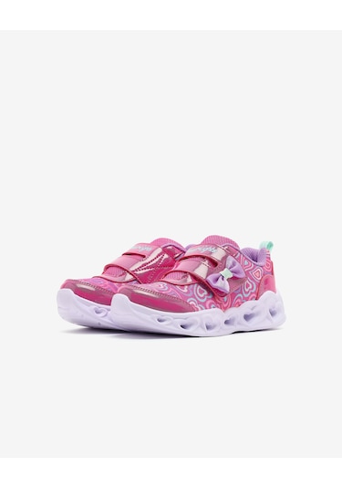 Skechers Heart Lıghts Boogıe Land Küçük Kız Çocuk Pembe Işıklı Spor Ayakkabı 303258n Hpmt Pembe