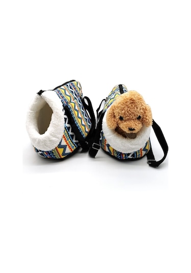 Retro Pet Taşıma Çantası Kediler Ve Köpekler İçin Rahat Ve Nefes Alabilir Sırt Çantası, Boyut: S 45x21x22cm Retro