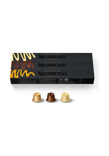 Nespresso Barista Aroma Serisi 3'lü Set Vanilla Eclair - Cocoa Truffle - Caramel Creme Brulee 3'lü Set
