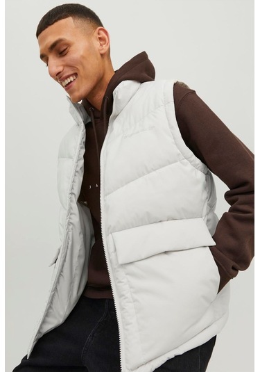 Jack & Jones Jorvesterbro Erkek Yelek 12238853 Beyaz